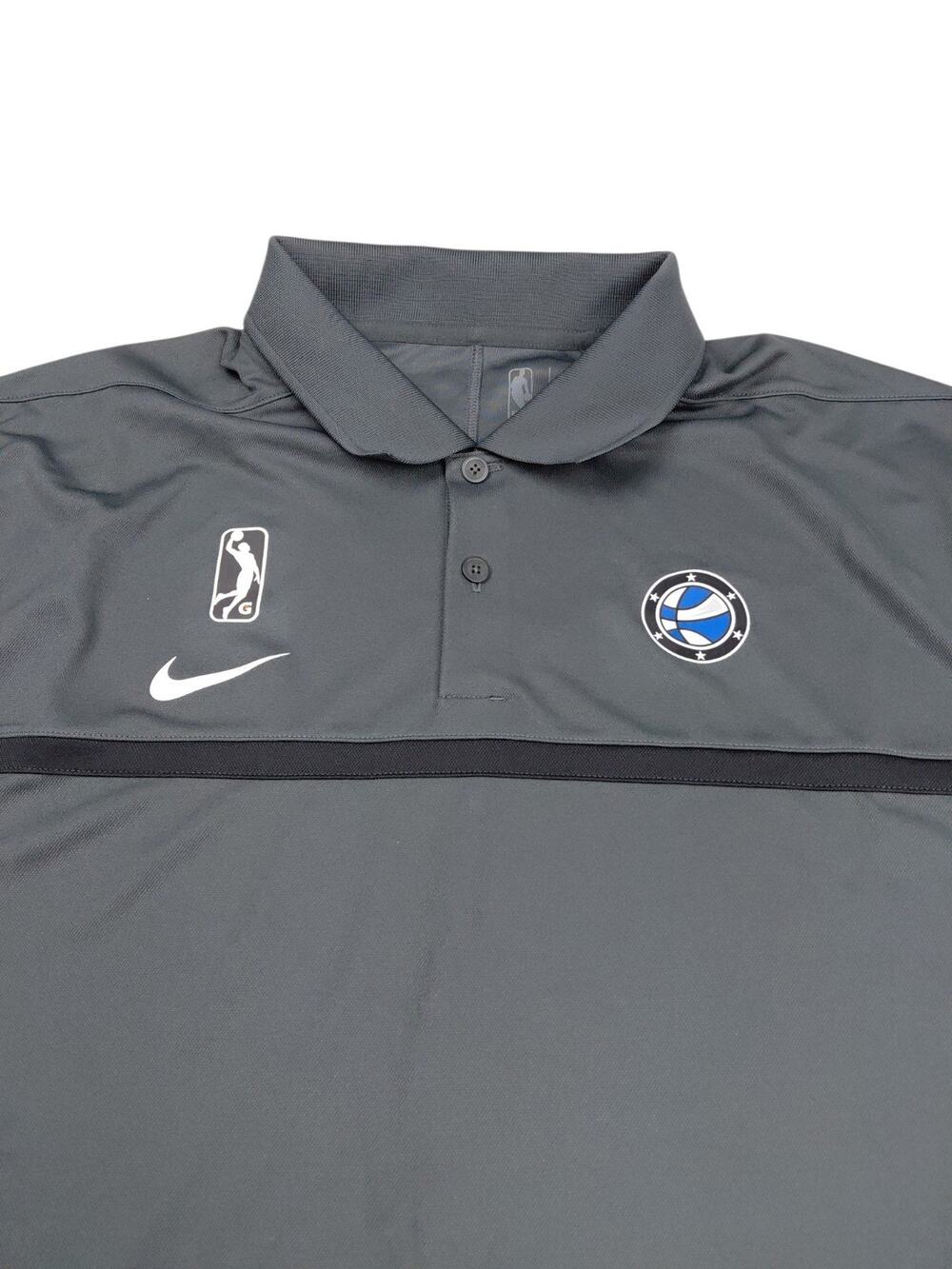 Lakeland Magic Pullover Coaches Polo Shirt Men’s Size M Nike NBA G-League